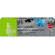 Картридж струйный Cactus CS-R-PFI320C-CHIP PFI-320C голубой (260мл) для Canon imagePrograff TM-200/200MFP/205/300/300MFP/305/250/255/350/355 с чипом