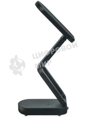 Настольный светильник ULTRAFLASH (15726) UF-807 C02 черный (Led св-к настольный, 10Вт, ССТ, диммируемый, RGb подсветка)