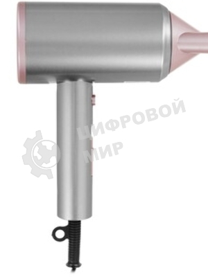 Фен BRAYER BR3022 серый/розовый, 1800 Вт