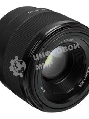 Объектив Sony SEL50F18F.SYX, 50 мм, f/1.8, фикс-объектив, компактный светосильный стандартный объектив с асферическим элементом, Sony E (FE), черный