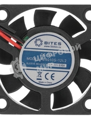 Вентилятор для корпуса 5bites FB4010S-12L2 черный 40мм 5000rpm 22db 2-pin