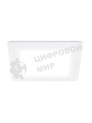 Встраиваемый cветодиодный светильник с подсветкой Ambrella light DCR396 18W+6W 4200K+4200K 220-240V 245*245*20 (A210*210)