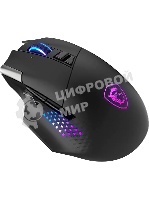 Мышь MSI VERSA PRO W черный оптическая 26000dpi беспров. BT/Radio USB (S12-4301340-CLA)