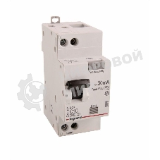 Выключатель автоматический дифференциального тока 1п (1P+N) C 10А 30мА тип AC 6кА RX3 Leg 419397
