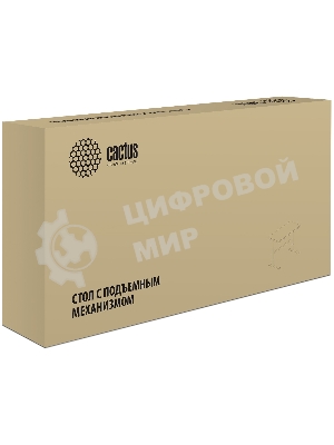 Стол игровой Cactus CS-EGD-BBK столешница стекло черный, каркас черный