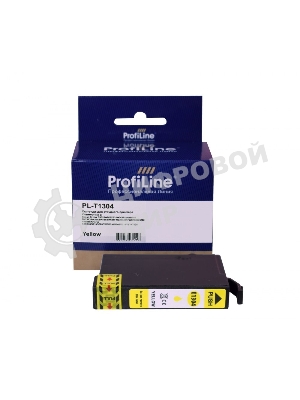 Картридж струйный ProfiLine PL-T1304 для принтеров Epson Stylus SX525WD/SX535WD/SX620/Office B42WD/BX525/BX535/BX625FWD/BX635FWD/BX925/BX935/WorkForce 525/630/3010/3520DWF/3530/3540/7015/7515/7525 с чернилами Yellow 10,1 мл