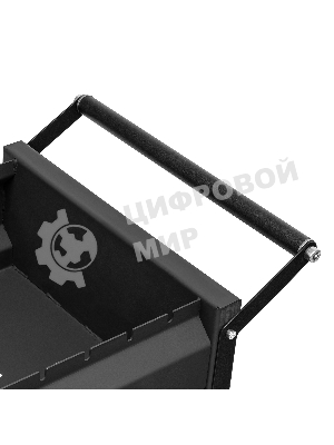 Мангал Palisad Camping сварной на колесах, 662х390х152/805 мм, сталь 2 мм, кочерга в комплекте