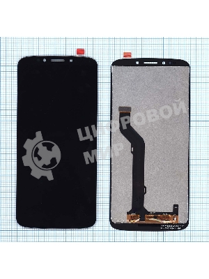 Дисплей для Motorola E5 Plus черный