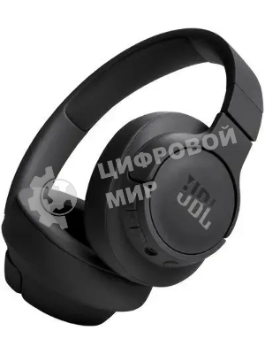 Беспроводные/проводные наушники JBL Tune 720BT черный, полноразмерные, Bluetooth + проводной, быстрая зарядка