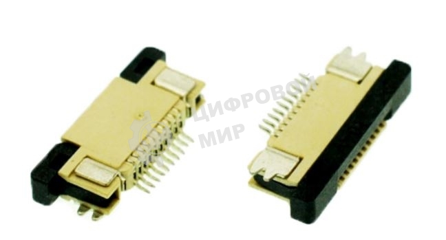 Разъем FPC Half Coverage Top Contact 0.5K-BS-36PWB 36 pin высота 2мм шаг 0,5мм