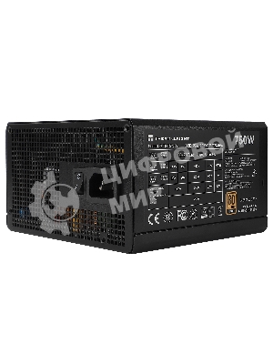 Блок питания Thermalright, 750W 80+ Gold (ATX, 3.0, PCIe 5.0, Non-modular, 1x24(20+4)pin, 1xCPU 8(4+4)pin, 2xPCIe*2 8(6+2)pin, 5xSATA3, 1x12+4pin (12VHPWR PCIe 5.0 12+4pin 600mm), 3xMOLEX4pin, Active, 120x120мм, 150x140x86mm, APFC, black)