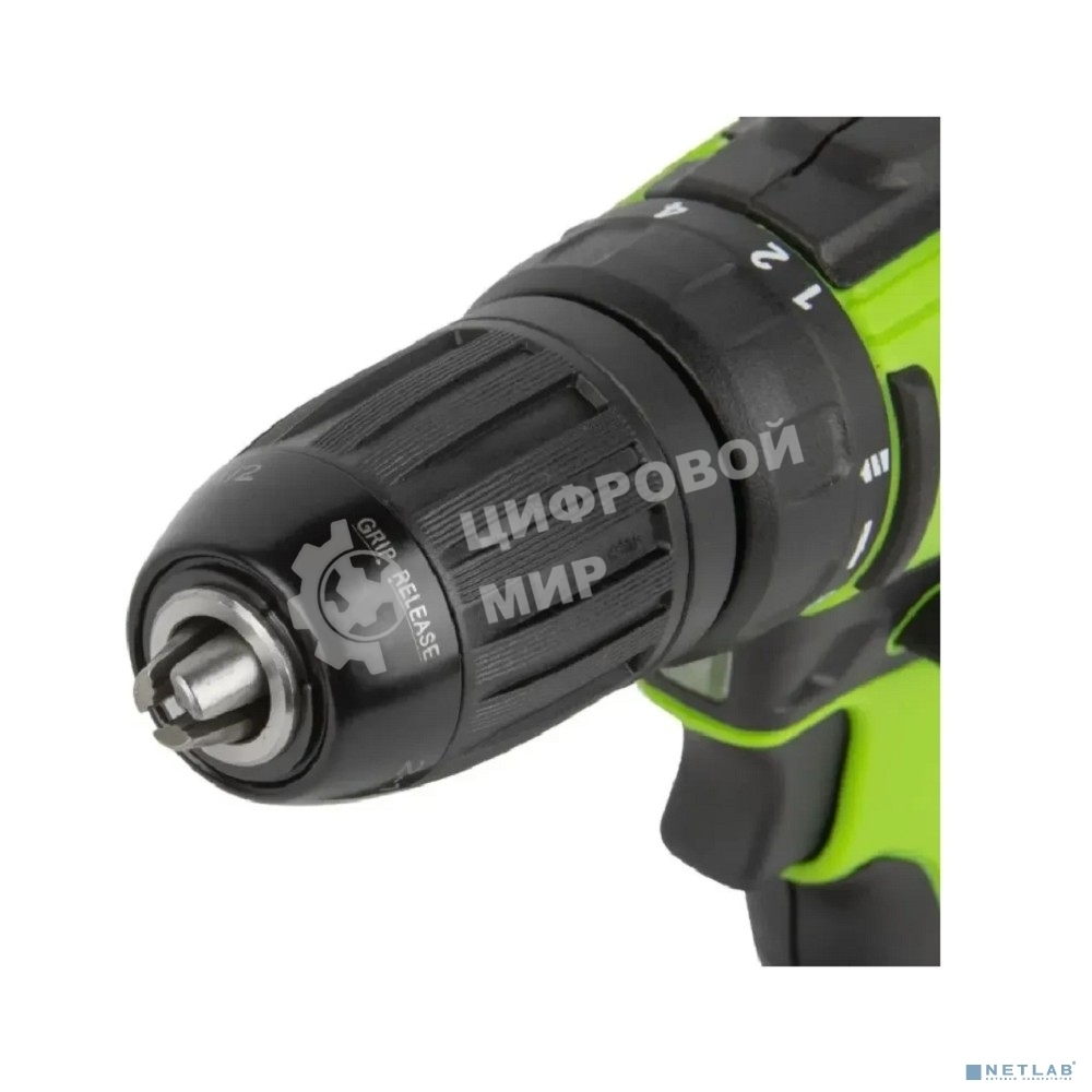 Дрель-шуруповерт Greenworks GD24DD35 аккумуляторная, 24V, б/щет, 29/35Нм,2х2Ач,ЗУ,кор [3704007CUC]