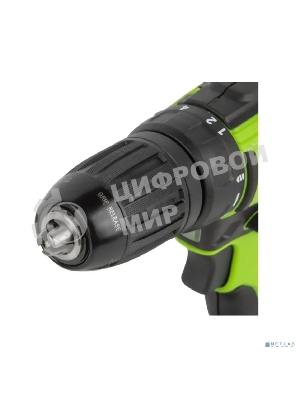 Дрель-шуруповерт Greenworks GD24DD35 аккумуляторная, 24V, б/щет, 29/35Нм,2х2Ач,ЗУ,кор [3704007CUC]