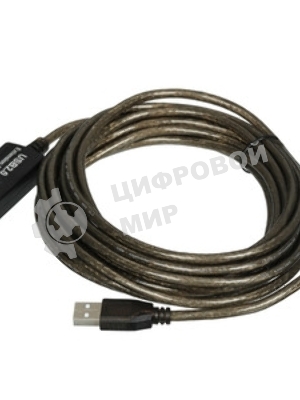 Кабель VCOM VUS7049-5M USB2.0-repeater, удлинительный активный Am-->Af 5м