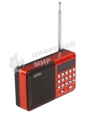 Радиоприемник PERFEO (PF_D0565) PALM, красный