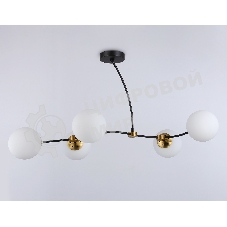 Светитльник Ambrella Light TR2548/5 BK/SB черный/бронза E27/5 max 60W 950*600*450