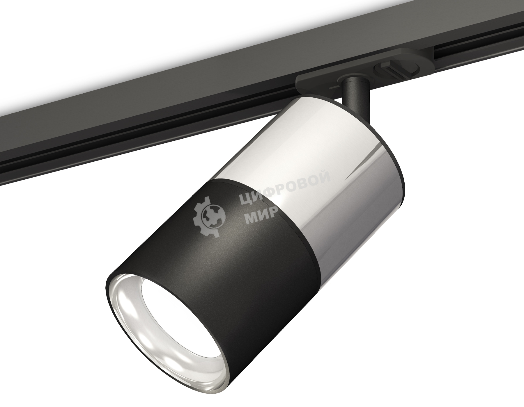 Светильник Ambrella light XT7402070 SBK/PSL/PBK черный песок/серебро полированное/черный полированный MR16 GU5.3