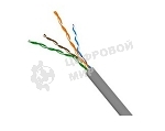 Кабель TWT UTP, серии XS, 4 пары, Кат.5e, PVC, серый, 305 метров