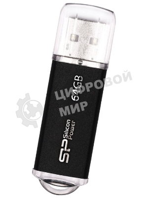 Флешка USB Silicon Power R/W USB 64Gb Ultima II SP064Gb,UF2M01V1K USB 2.0, черный