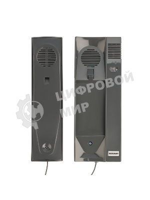 Трубка домофона с индикатором и регулировкой звука Rexant RX-321 серая
