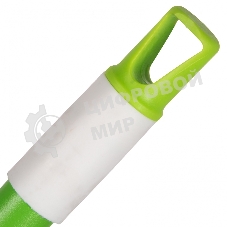 Щетка Home Palisad пластмассовая для подметания пола, 27 см, c черенком, 120 см, салат. щетина