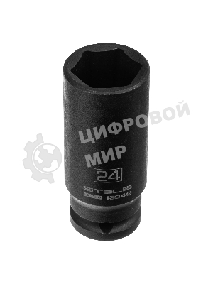 Набор ударных глубоких шестигранных торцевых головок Stels 1/2