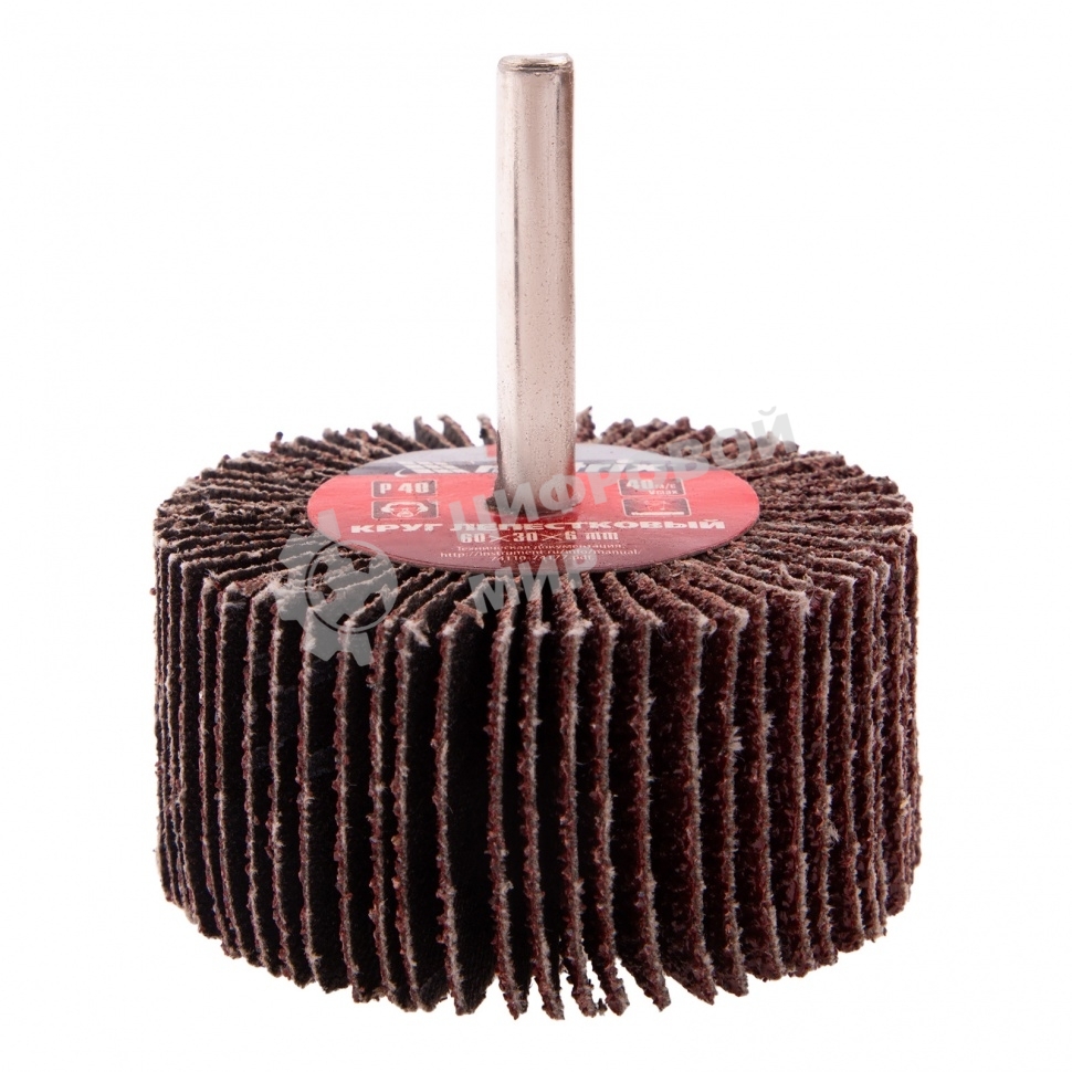 Круг лепестковый Matrix для дрели, P 40, 60x30x6 мм