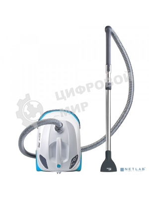 Пылесос Thomas AQUA-BOX Perfect Air Allergy Pure белый/синий, 1700 Вт, уборка сухая/сбор жидкости, пылесборник контейнер 2.6 л