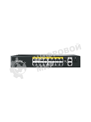 Коммутатор Netis 16PORT 10/100M 16POE+2XGE+SFP P116GH