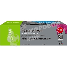 Картридж перезаправляемый струйный Cactus CS-R-PFI107SET набор 5шт.упак. для Canon imageProGRAF iPF670/680/685/770/780/785 без чипа