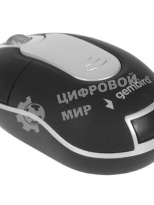 Мышь беспроводная Gembird MUSW-600 черный, 1200 dpi, радиоканал, USB, кнопки - 3