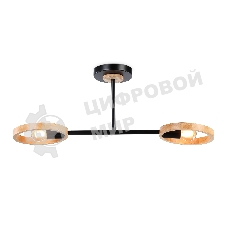 Светильник Ambrella light TR8244/2 BK/LWD черный/светлое дерево E27/2 max 40W 590*165*220