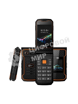 Мобильный телефон BQ 2822 Dragon черный/оранжевый