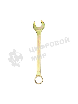 Ключ комбинированный Rexant 24 мм, желтый цинк