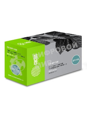 Картридж лазерный Cactus CS-SP110E черный (2000 стр.) для Ricoh Aficio SP 111/SP 111SF