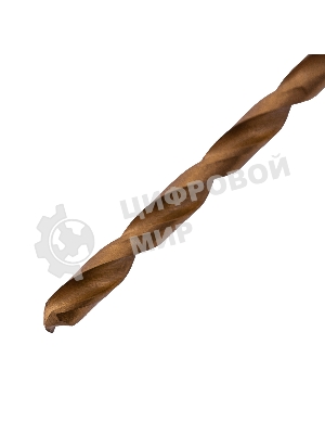 Сверло по металлу Matrix, 3 мм, HSS, нитридтитановое покрытие, цилиндрический хвостовик