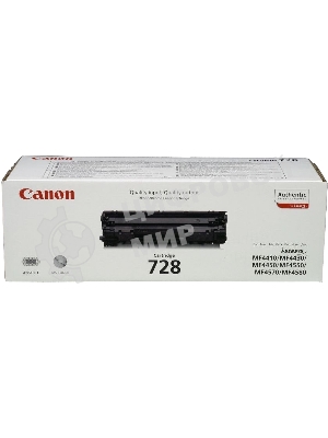Картридж лазерный Canon 728 черный (2100 стр.) для Canon MF4410/4430/4450/4550/4570/4580