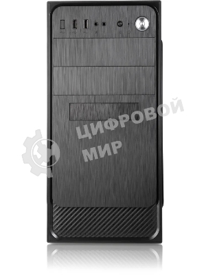 Корпус без блока питания Сase Forza mATX, W/O PSU, 2xUSB2.0, Black, w/o FAN, no powercord