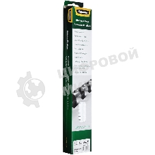 Пружина пластиковая Fellowes, 10 мм. Цвет: белый, 25 шт