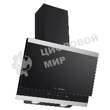 Вытяжка каминная Kuppersberg High-Tech F 603 Bx черно-серебристая, 59.5 см, 850 куб. м/ч, 53 дБ