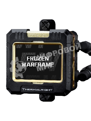 Система жидкостного охлаждения Thermalright Frozen Warframe 360 ARGB Soc-AM5/AM4/1200/1700/1851 черный 4-pin 29.8dB Al LCD Ret (F-WFRAME-360-BL-ARGB)