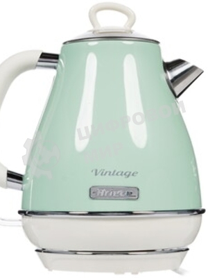 Чайник электрический Ariete Vintage 2869/04 2000 Вт, 1.7 л, зеленый