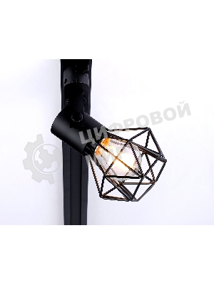 Трековый однофазный светильник Ambrella light GL5002 BK черный E27 max 40W D92*163