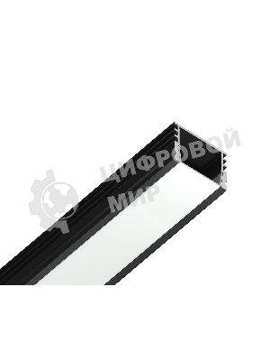 Алюминиевый профиль Ambrella light GP1750BK черный 2000*15.7*12
