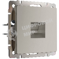 Розетка Ethernet RJ-45 (дымчатый)