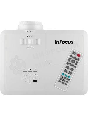 Проектор InFocus IN0061SL DLP, 4000 lm, 4K UHD (3840 x 2160),1000 000:1, 1.211.59:1, 2xHDMI 2.0, VGA in, 3.5mm in/out, S/PDIF, USB-A (питание), RS232, лампа 15 000ч.(ECO mode), 10W, 27дБ, 3,2 кг, БЕЛЫЙ
