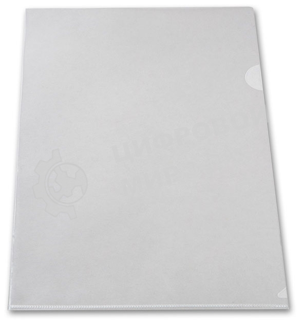 Папка-уголок Бюрократ -E310/1CLEAR A4, пластик, 0.18мм, прозрачный