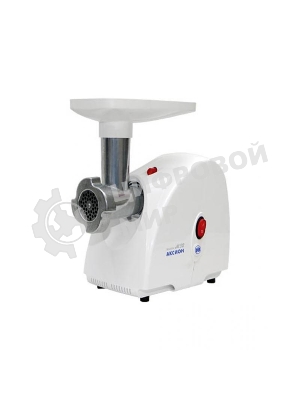 Мясорубка электрическая Аксион М32.01 белый, 1500 Вт, 1.7 кг/мин, защита от перегрузки, насадки - 4