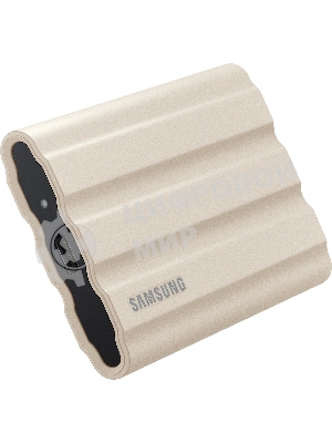 Внешний SSD Samsung T7 Shield, 1TB, USB 3.2 Gen 2 Type-C, R/W 1050/1000, бежевый