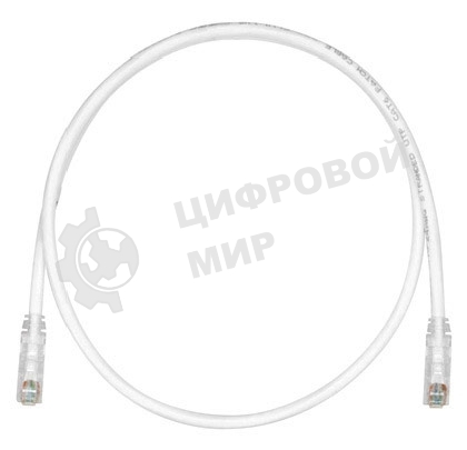 Кабель Патч-корд Panduit UTPSP5MY вилка RJ-45-вилка RJ-45 кат.6 5м белый ПВХ